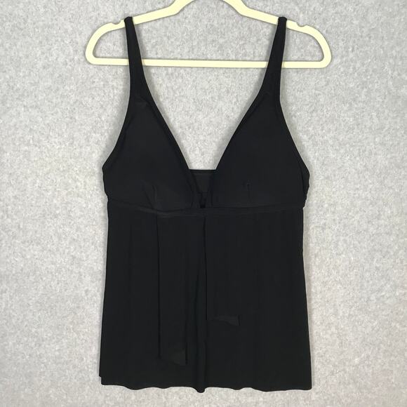 Beyond Control Swimsuit Size 14 Tankini Flowy Loose Fly Away Plunge‎ Sexy Goth - Picture 1 of 12